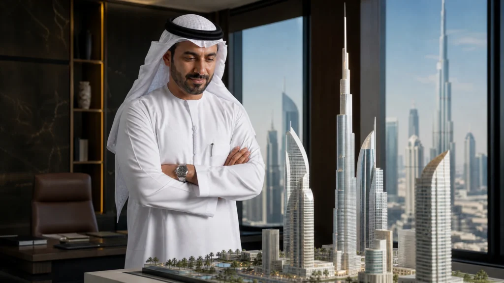 Digital Gavel and UAE Federal Law Documents representing Litigation and Dispute Resolution in Dubai
