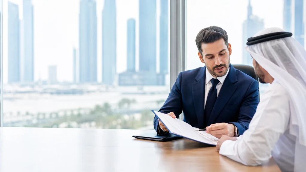 UAE Business Law Hierarchy showing Federal Laws, Dubai Courts, and DIFC Common Law